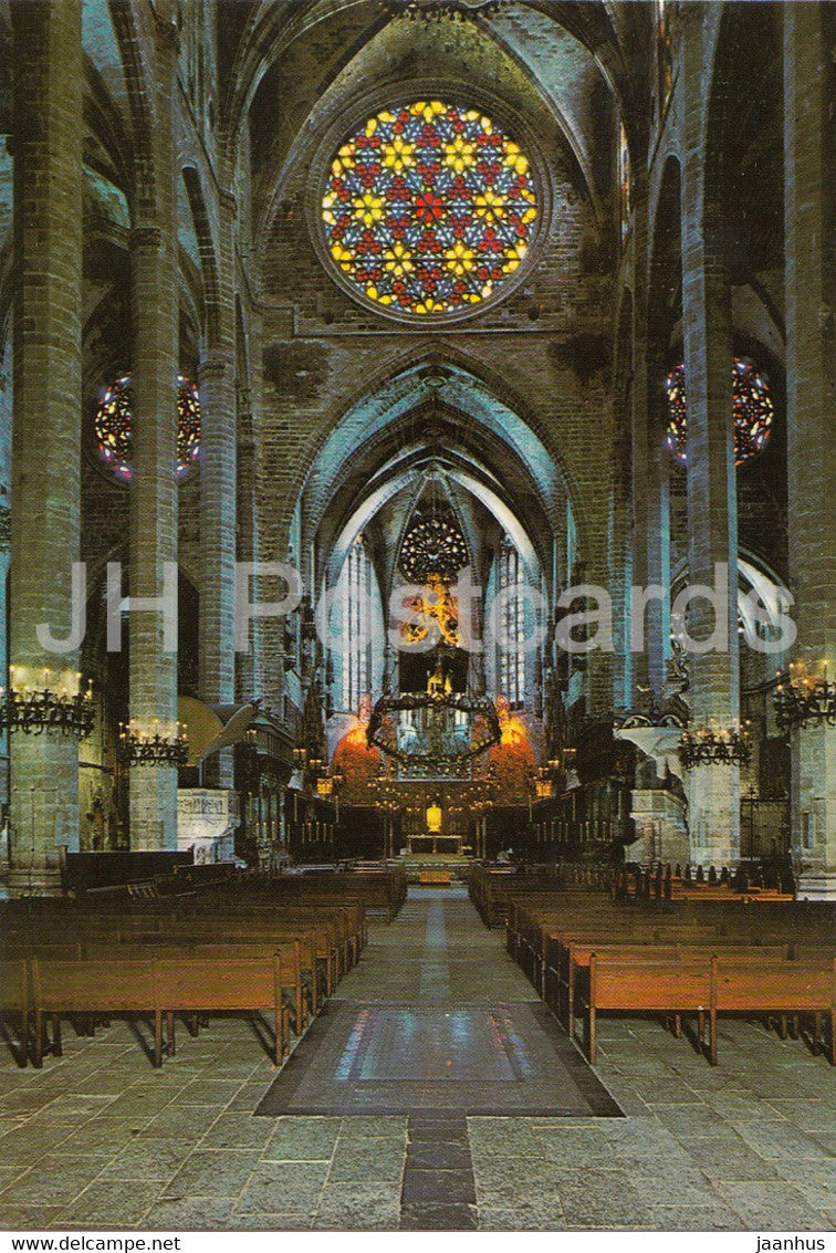 Mallorca - Palma - Interior de la Catedral - cathedral - Spain - unused - JH Postcards