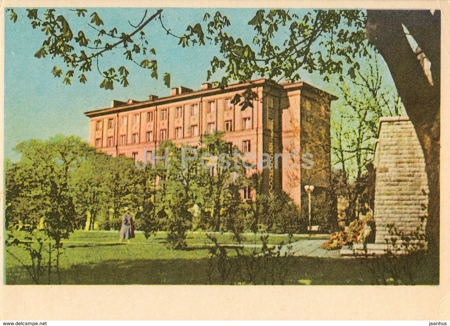 Tallinn - Liberators Square - 1960 - Estonia USSR - unused - JH Postcards