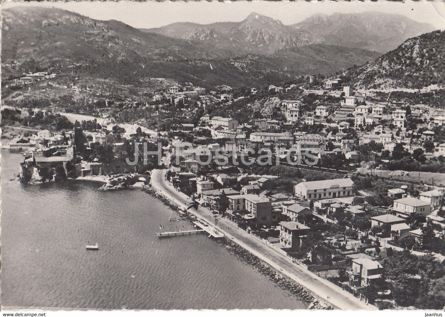 La Napoule Plage - Cote d'Azur - old postcard - 1949 - France - used - JH Postcards
