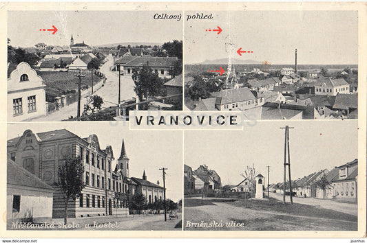 Vranovice - old postcard - 1940 - Czech Republic - used - JH Postcards
