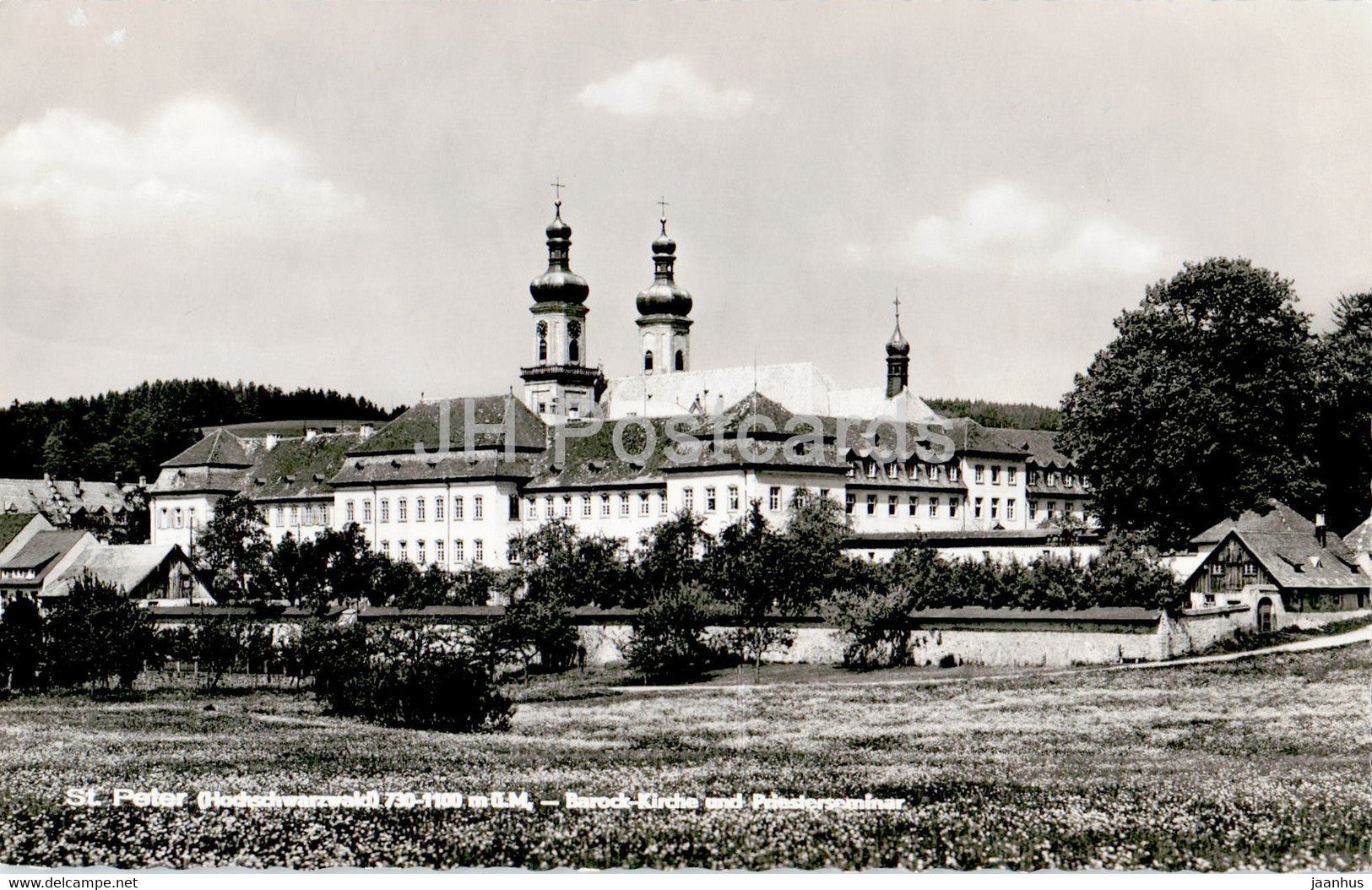 St Peter - Barock Kirche und Priesterseminar - Germany - used - JH Postcards