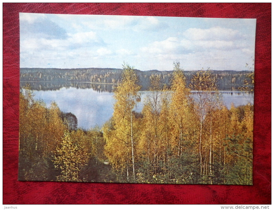 Lake Pühajärv "Holy Lake" - Estonian lakes - 1979 - Estonia - USSR - unused - JH Postcards