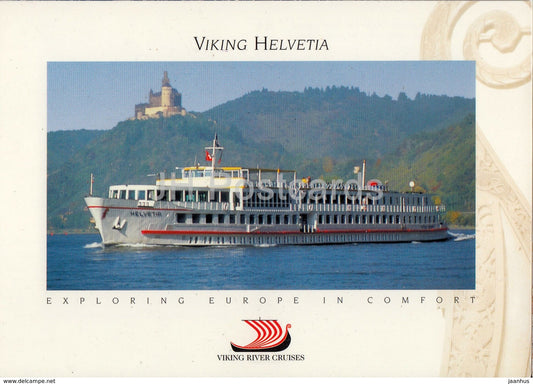 Viking Helvetia - passenger ship - MS - Switzerland - unused - JH Postcards