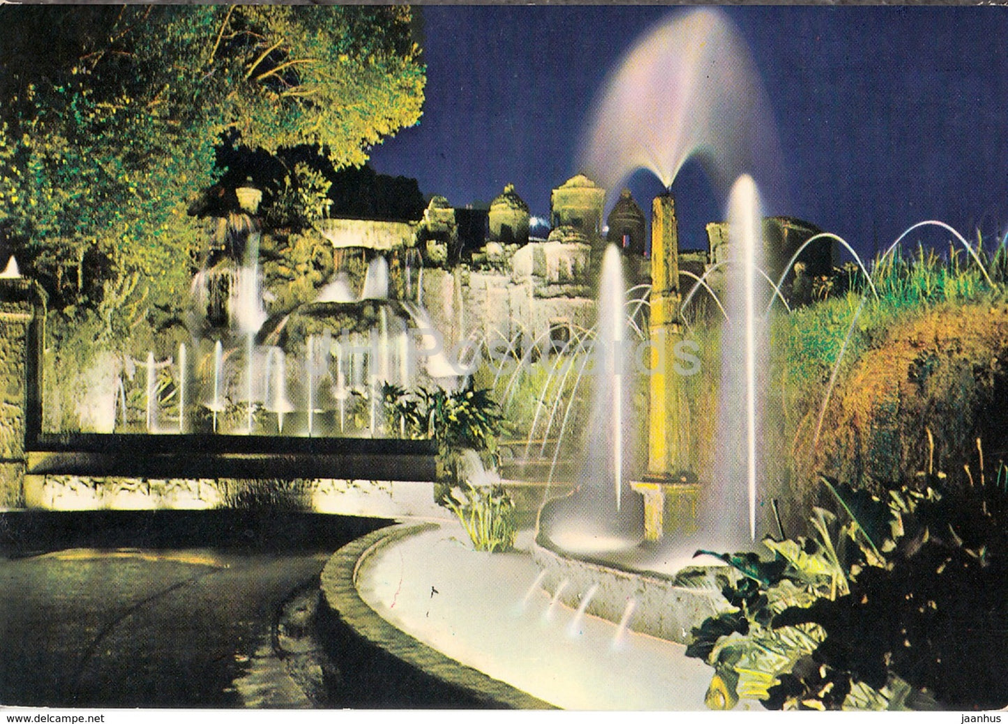 Tivoli - Villa d'Este - La Rometta - the Little Rome fountain - Italy - 1980s - used - JH Postcards