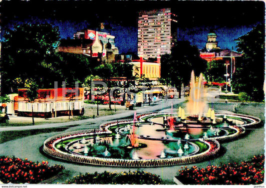 Copenhagen - Kobenhavn - Tivoli ved Nat - Tivoli at Night - 1006 - Denmark - used - JH Postcards