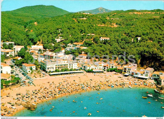 Costa Brava - Tamariu - Vista parcial - beach - 2747 - 1973 - Spain - used - JH Postcards