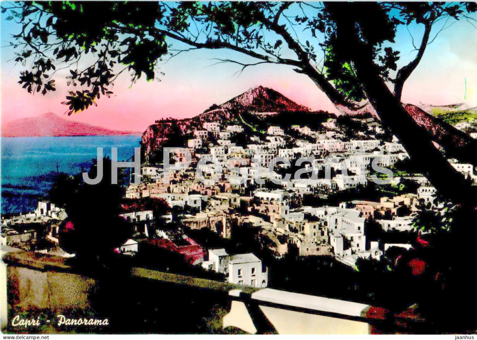 Capri - panorama - 1 - Italy - unused - JH Postcards