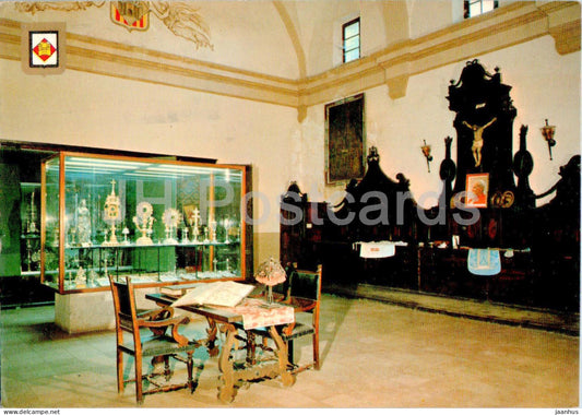 Castello D'Empuries - View of the Sacristy Museum - castle - 8 - 1993 - Spain - used - JH Postcards
