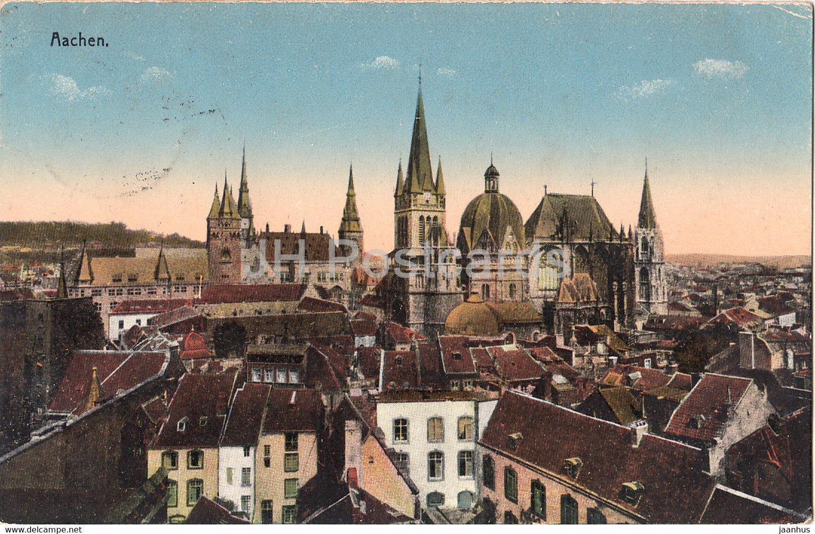 Aachen - Feldpost - old postcard - 1915 - Germany - used - JH Postcards