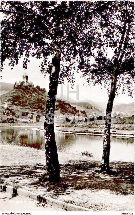 Cochem a Mosel - old postcard - 1957 - Germany - used - JH Postcards