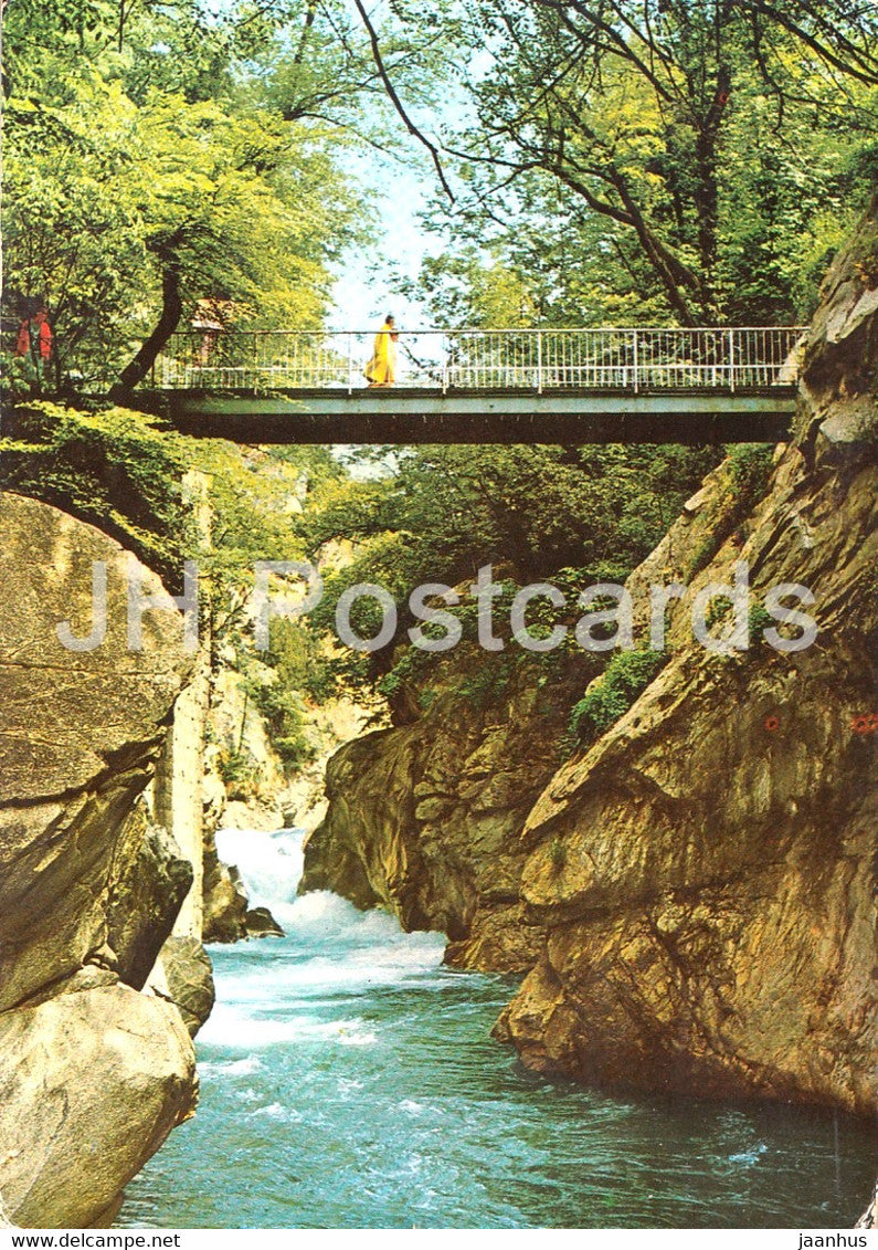 Merano - Meran 312 m - die Gilfschlucht - 1974 - Italy - used - JH Postcards