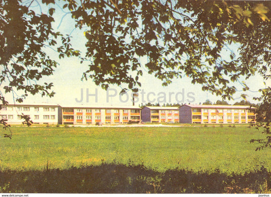 Estonian writer Oskar Luts - Kevade collective farm center - 1978 - Estonia USSR - unused - JH Postcards