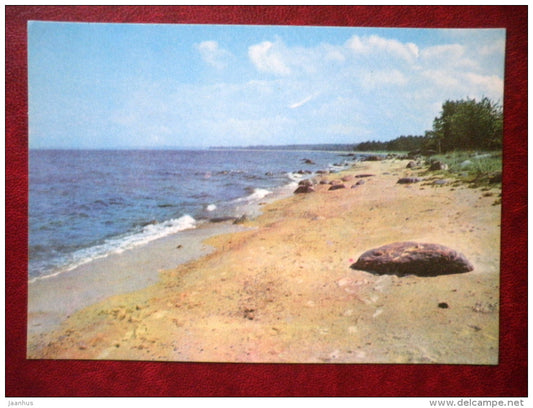 Seashore - Hiiumaa island - 1977 - Estonia USSR - unused - JH Postcards