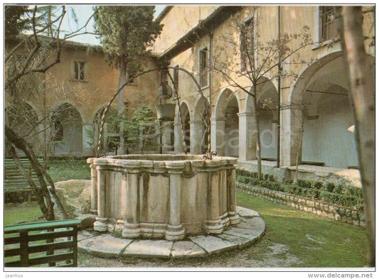 Basilica di S. Maria di Collemaggio , Chiostro della Badia - cloister - L´Aquila - 15 - Italia - Italy - unused - JH Postcards