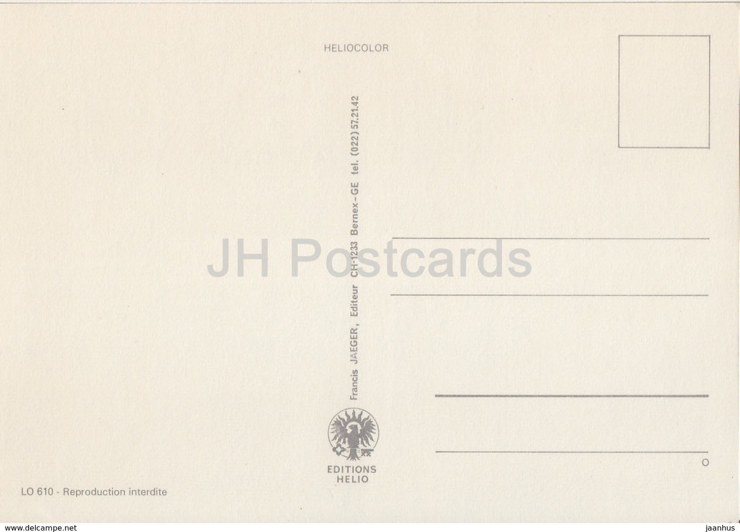 Lausanne La Nuit - night - Switzerland - unused