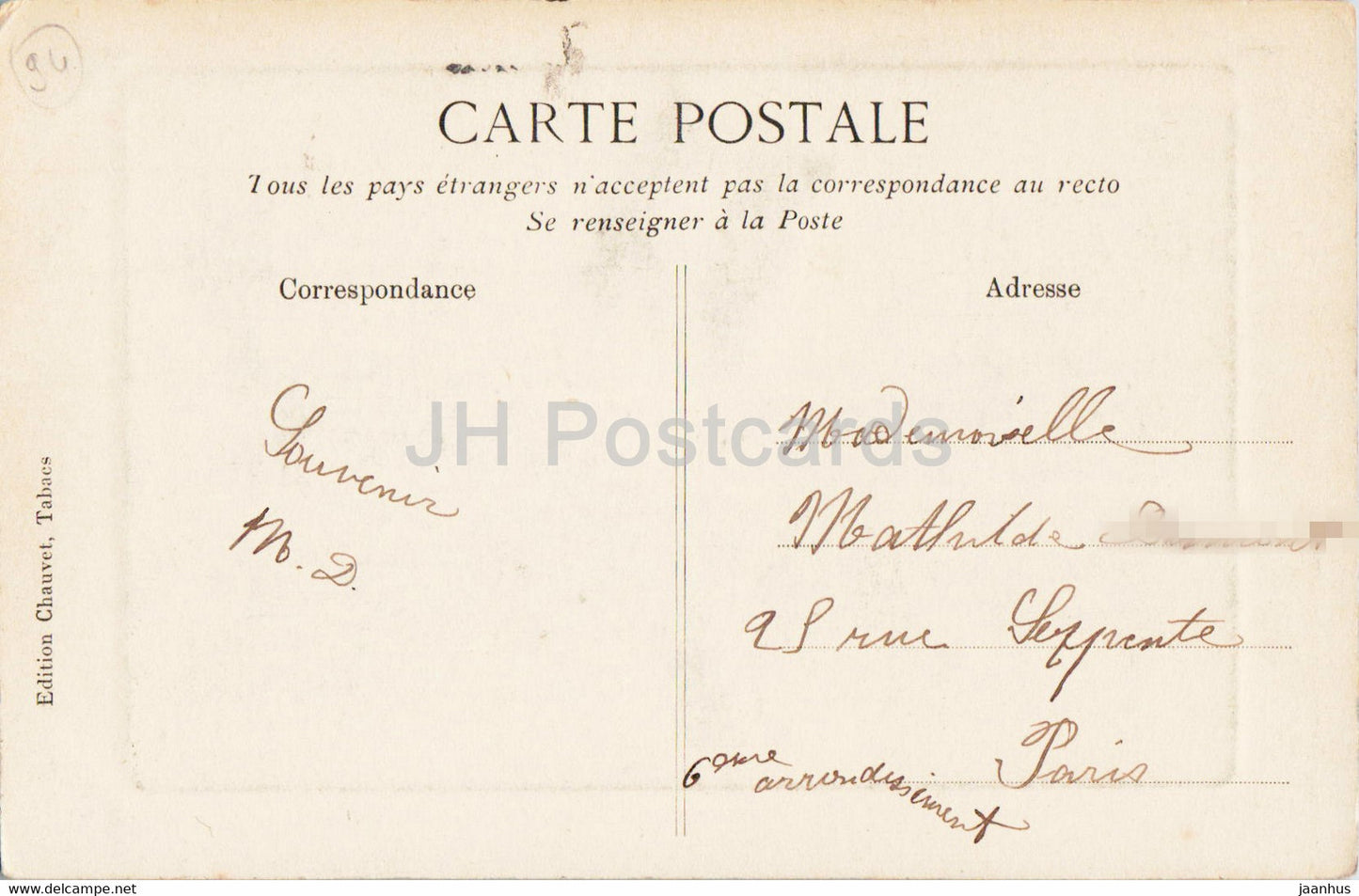 La Marne a Alfort - alte Postkarte - 1911 - Frankreich - gebraucht