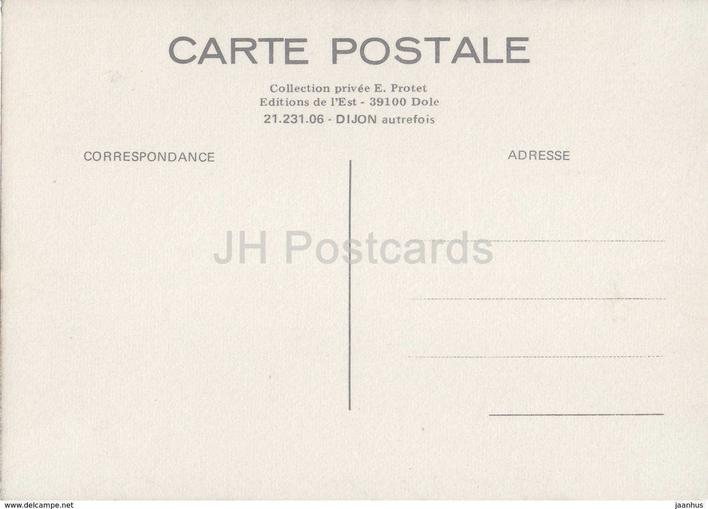 Dijon - Le Coin du Miroir et la Rue de la Liberte - Straßenbahn - REPRODUKTION - Frankreich - unbenutzt