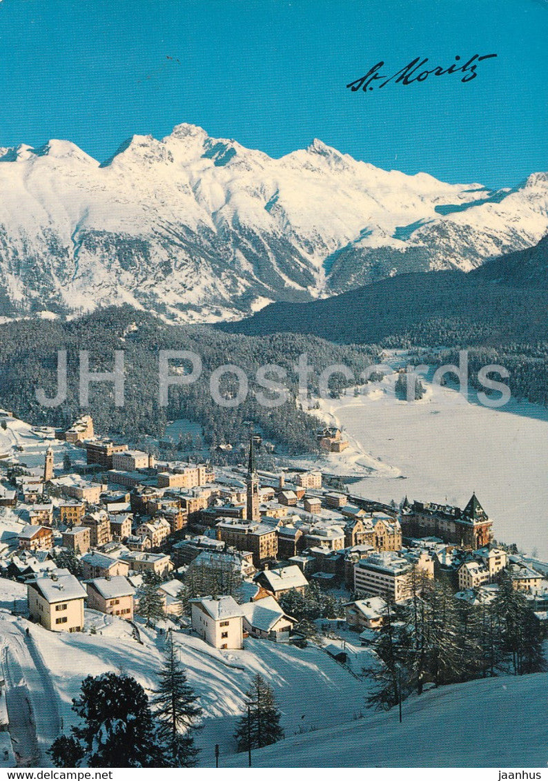 St. Moritz 1850 m - 1970 - Switzerland - used - JH Postcards