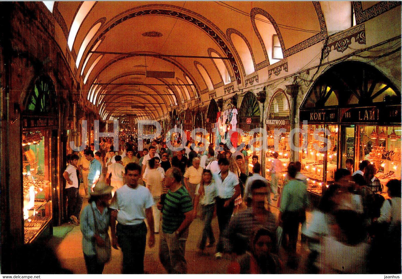 Istanbul - Interieur of Grand Bazaar - 34-197 - Turkey - unused - JH Postcards