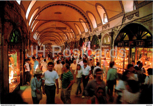 Istanbul - Interieur of Grand Bazaar - 34-197 - Turkey - unused - JH Postcards