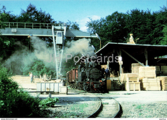 Heissdampflokomotive 996101 - Hasserode - train - railway - locomotive - Germany - unused - JH Postcards