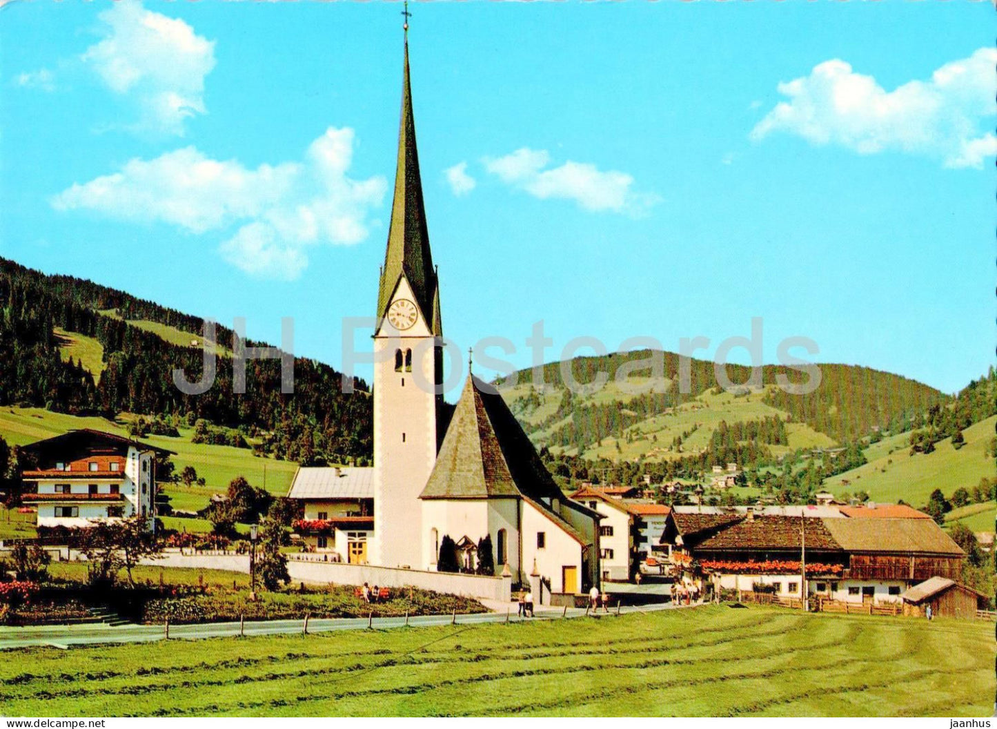 Niederau - Wildschonau - Ortsmotiv - church - 115941 - Austria – used – JH Postcards