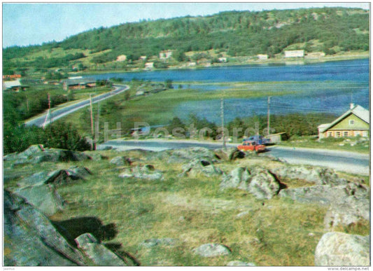 old Karelian village Spasskaya Guba - Kontupohja - Kondopoga - Karelia - 1978 - Russia USSR - unused - JH Postcards