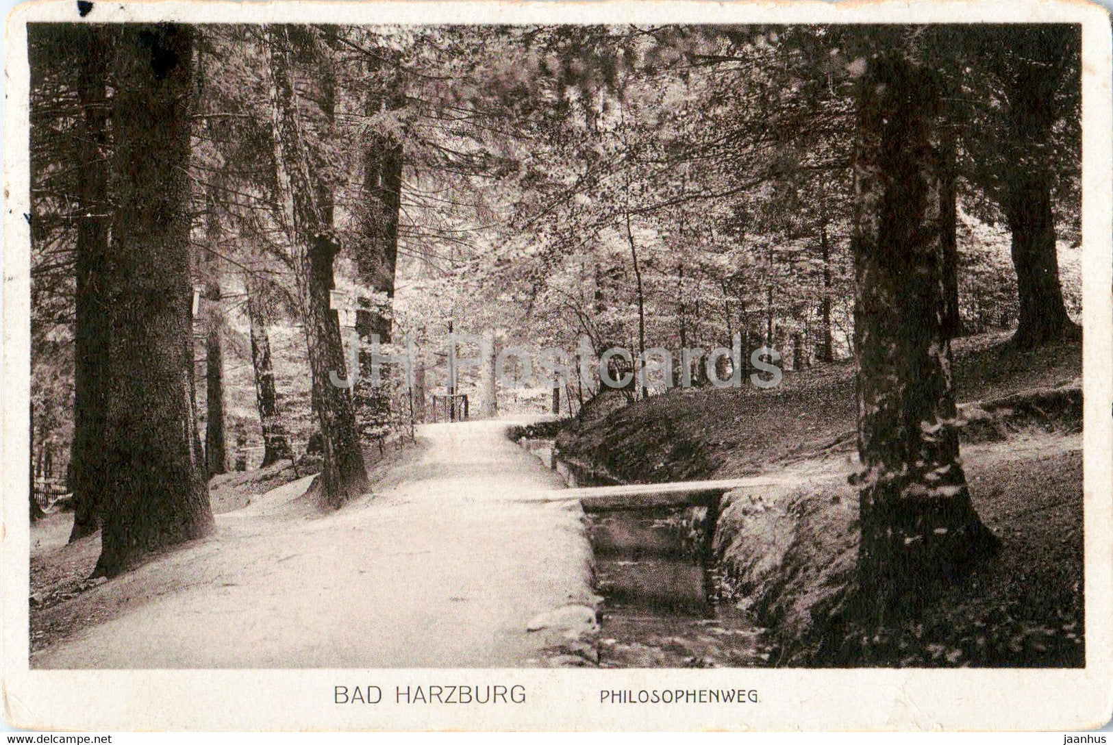 Bad Harzburg - Philosophenweg - old postcard - 1913 - Germany - used - JH Postcards