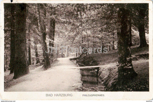 Bad Harzburg - Philosophenweg - old postcard - 1913 - Germany - used - JH Postcards