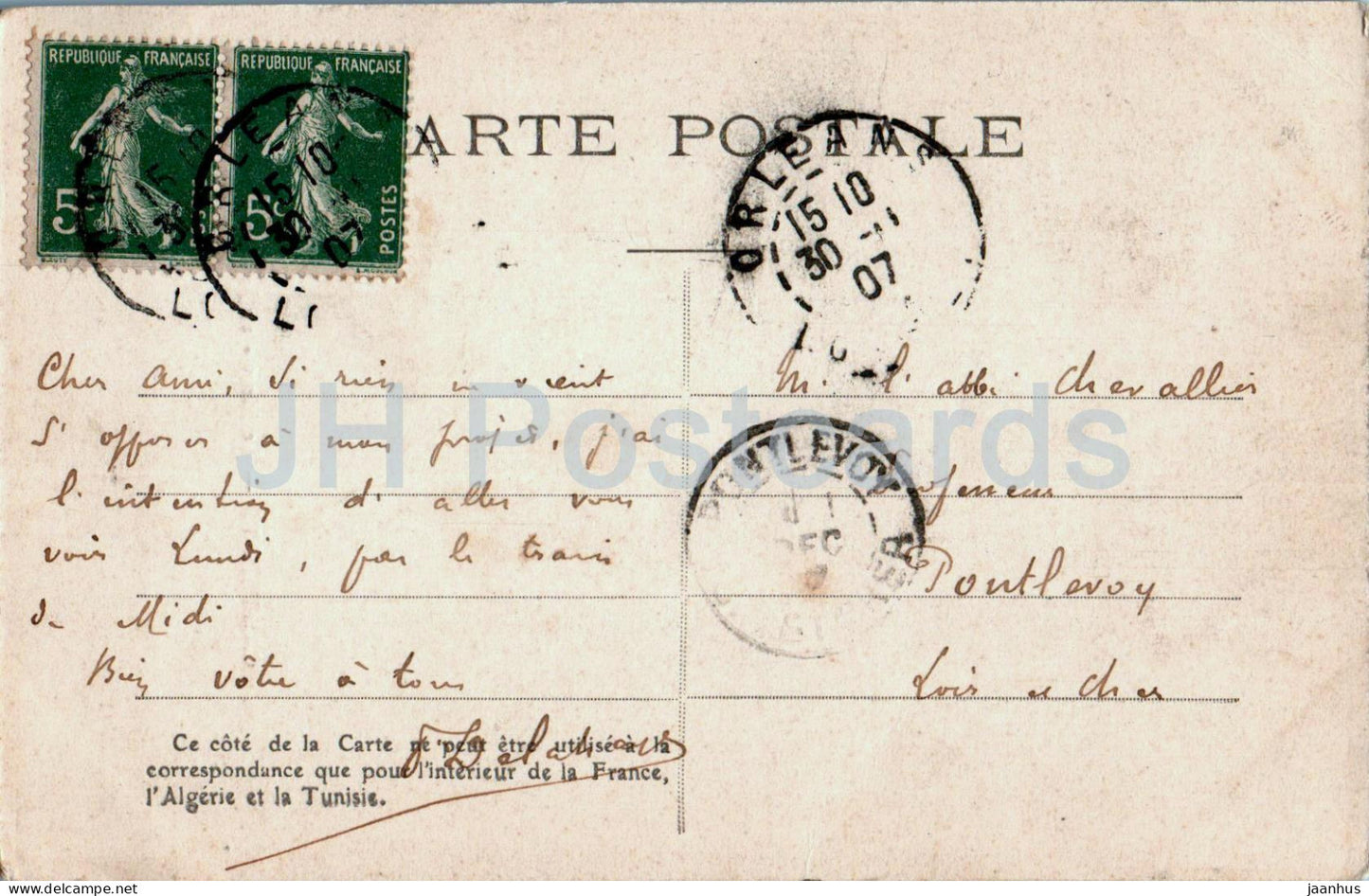 Cauterets - Le Lizey - 22. Juli 1903 - alte Postkarte - 1907 - Frankreich - gebraucht