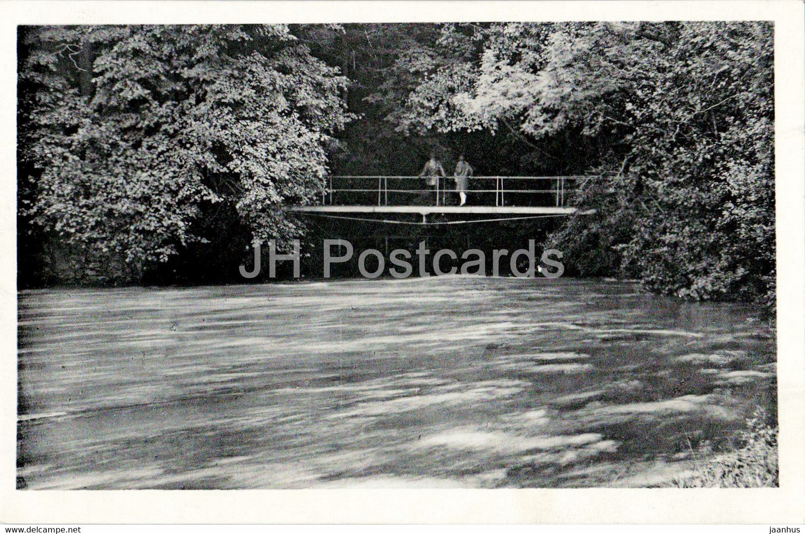 Aachquelle - grosste Quelle Deutschlands - old postcard - Germany - unused - JH Postcards