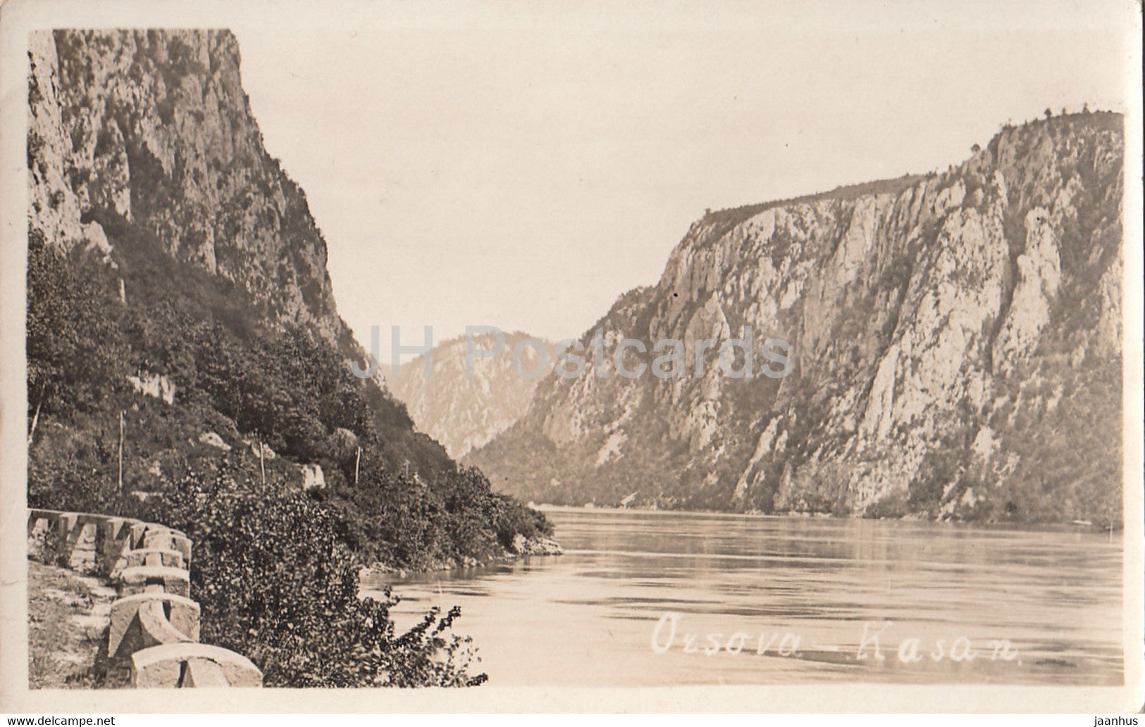 Orsova - Kasan - old postcard - Romania - unused - JH Postcards