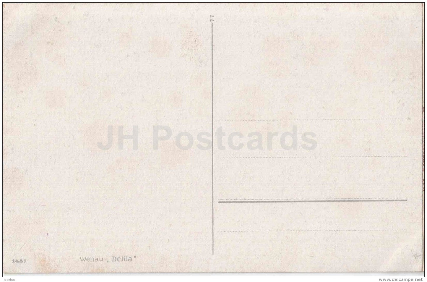 Wenau - Delila - 1457 - art - unused - JH Postcards