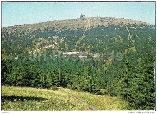 Jeseniky - Barborka cottage - Praded - mountain - Czechoslovakia - Czech - used 1972 - JH Postcards