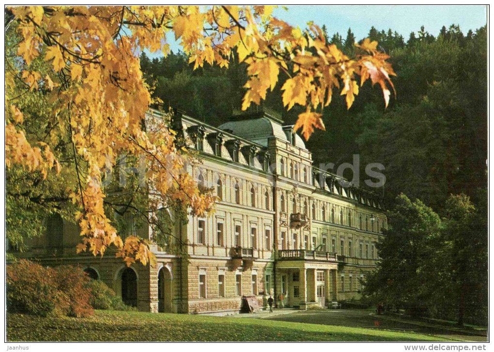 Marianske Lazne - Marienbad - Central Spa - Czechoslovakia - Czech - used 1981 - JH Postcards