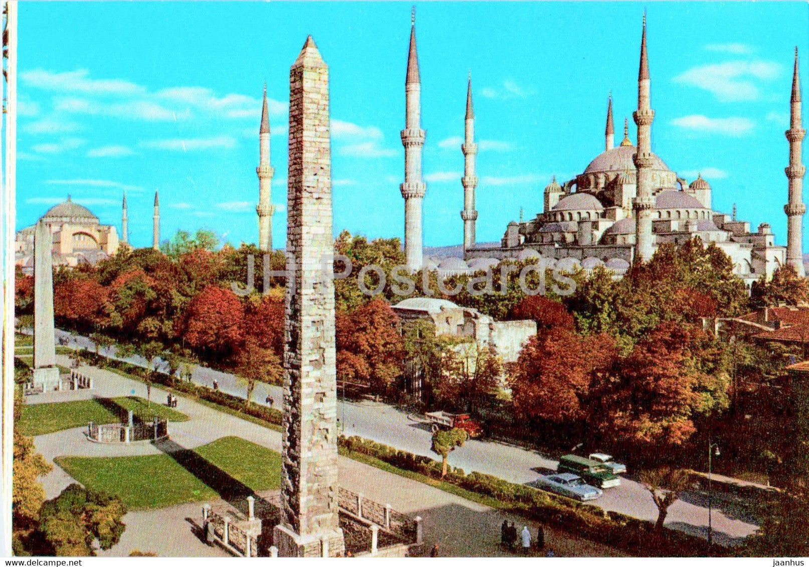 Istanbul - Hipodromus and the Blue Mosque - Turkey - unused - JH Postcards