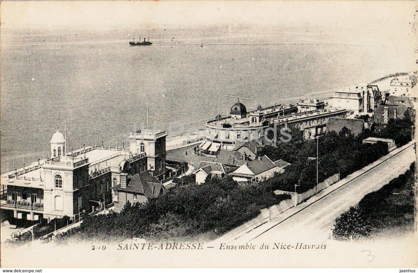 Sainte Adresse - Ensemble du Nice Havrais - 200 - old postcard - 1918 - France - used - JH Postcards