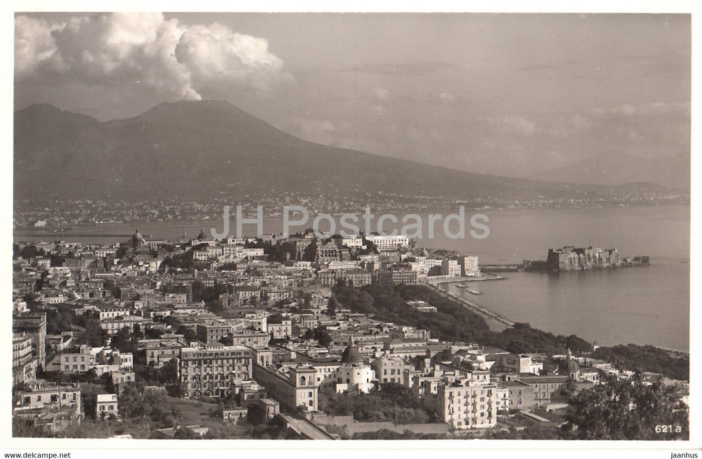 Napoli - Naples - panorama - 621 a - old postcard - Italy - unused - JH Postcards