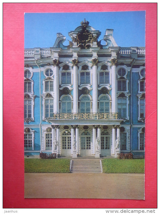 The Catherine Palace . Central Portion of the Park Facade - Pushkin - Pushkino - 1979 - Russia USSR - unused - JH Postcards