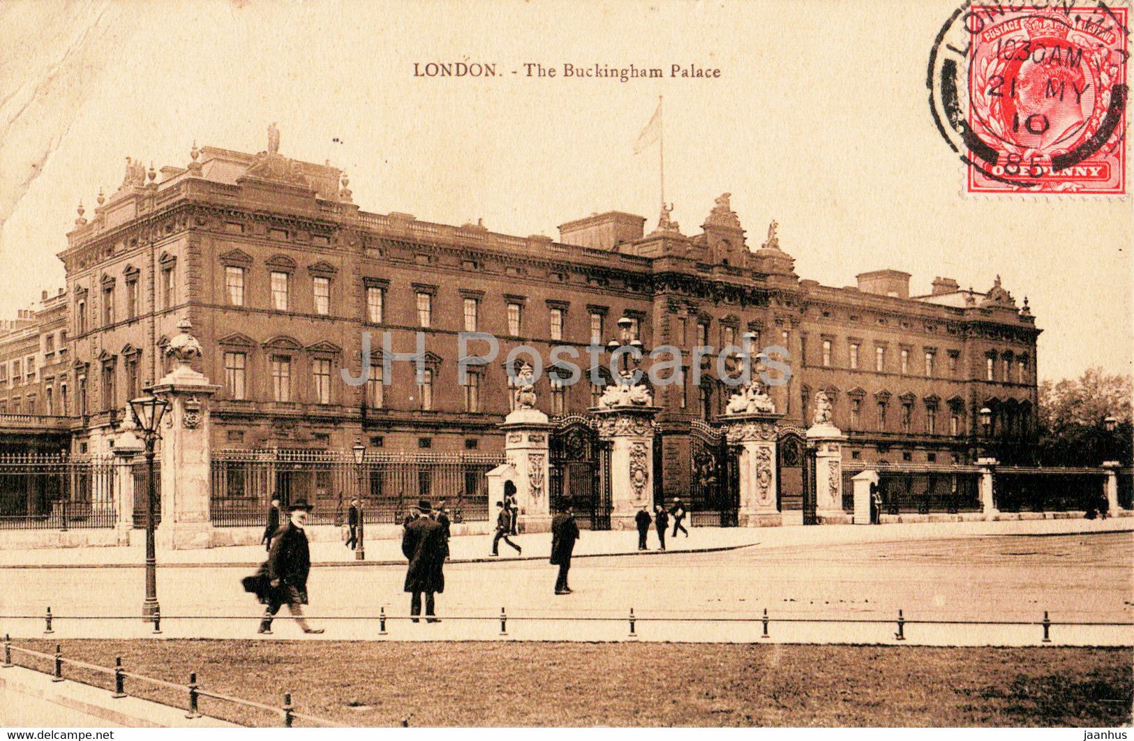 London - The Buckingham palace - old postcard - England - 1910 - United Kingdom - used - JH Postcards