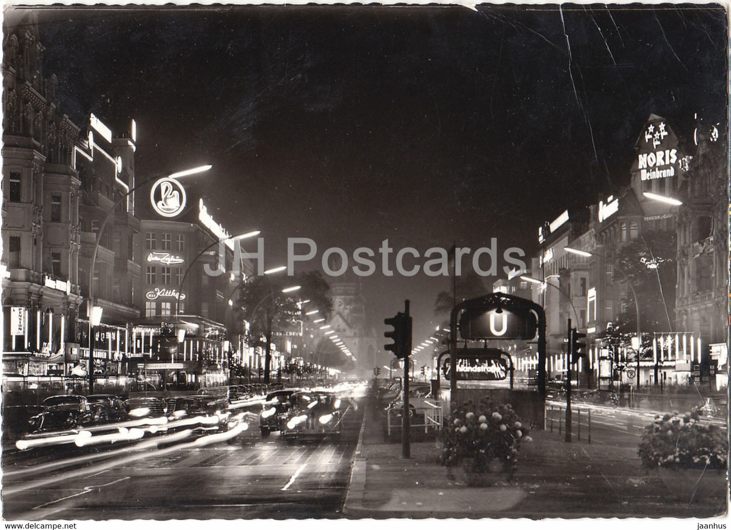 Berlin - Kurfurstendamm - 1961 - Germany - used - JH Postcards