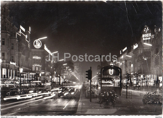 Berlin - Kurfurstendamm - 1961 - Germany - used - JH Postcards
