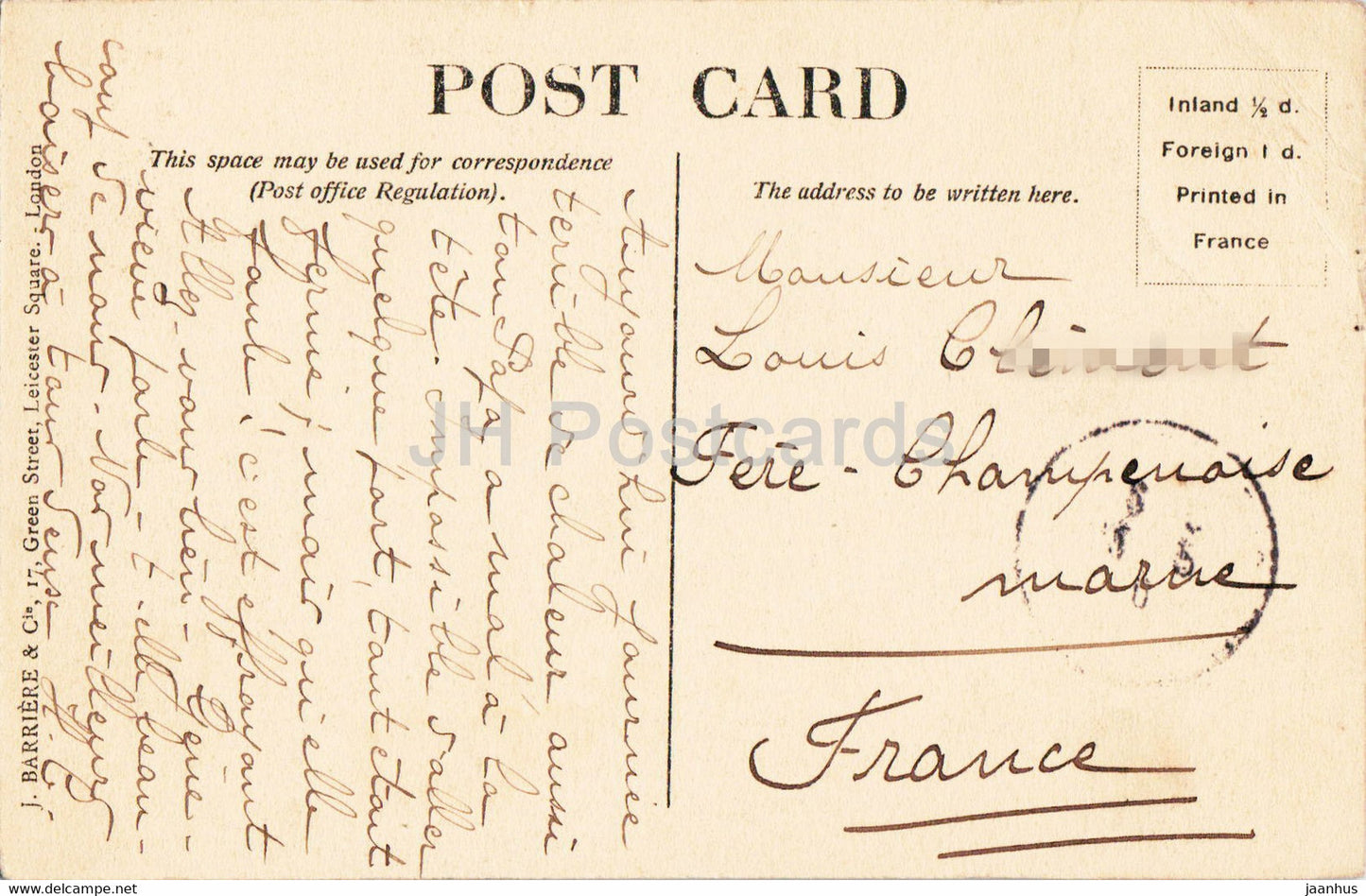 London – Der Buckingham Palace – alte Postkarte – England – 1910 – Vereinigtes Königreich – gebraucht