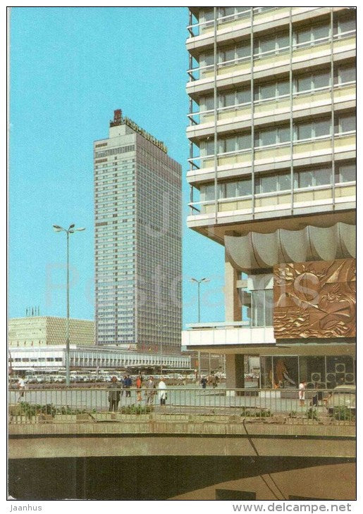 interhotel Stadt Berlin - Berlin - Germany - DDR - unused - JH Postcards