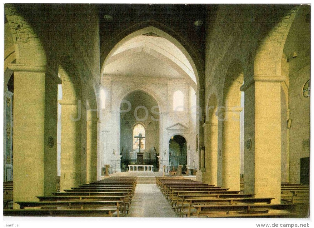 La Cattedrale , interno - cathedral - Andria - Puglia - 66 - Italia - Italy - unused - JH Postcards