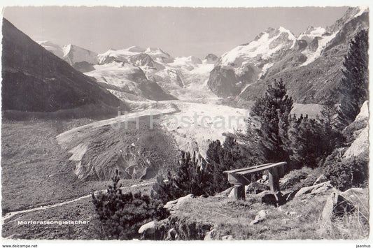 Morteratschgletscher - Switzerland - 1956 - used - JH Postcards