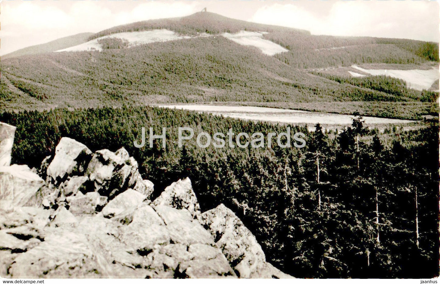 Der Wurmberg vom Achtermann aus - old postcard - Germany - unused - JH Postcards