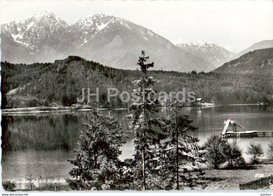 Klopeiner See mit Hochobir - old postcard - 1962 - Austria - used - JH Postcards