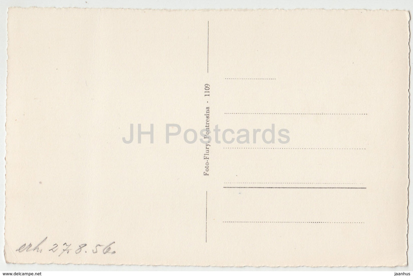 Morteratschgletscher - Switzerland - 1956 - used