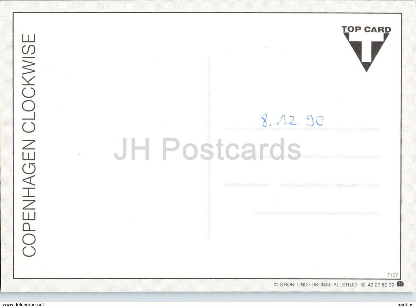 Copenhagen - multiview - Little Mermaid - city views - 1990 - Denmark - used